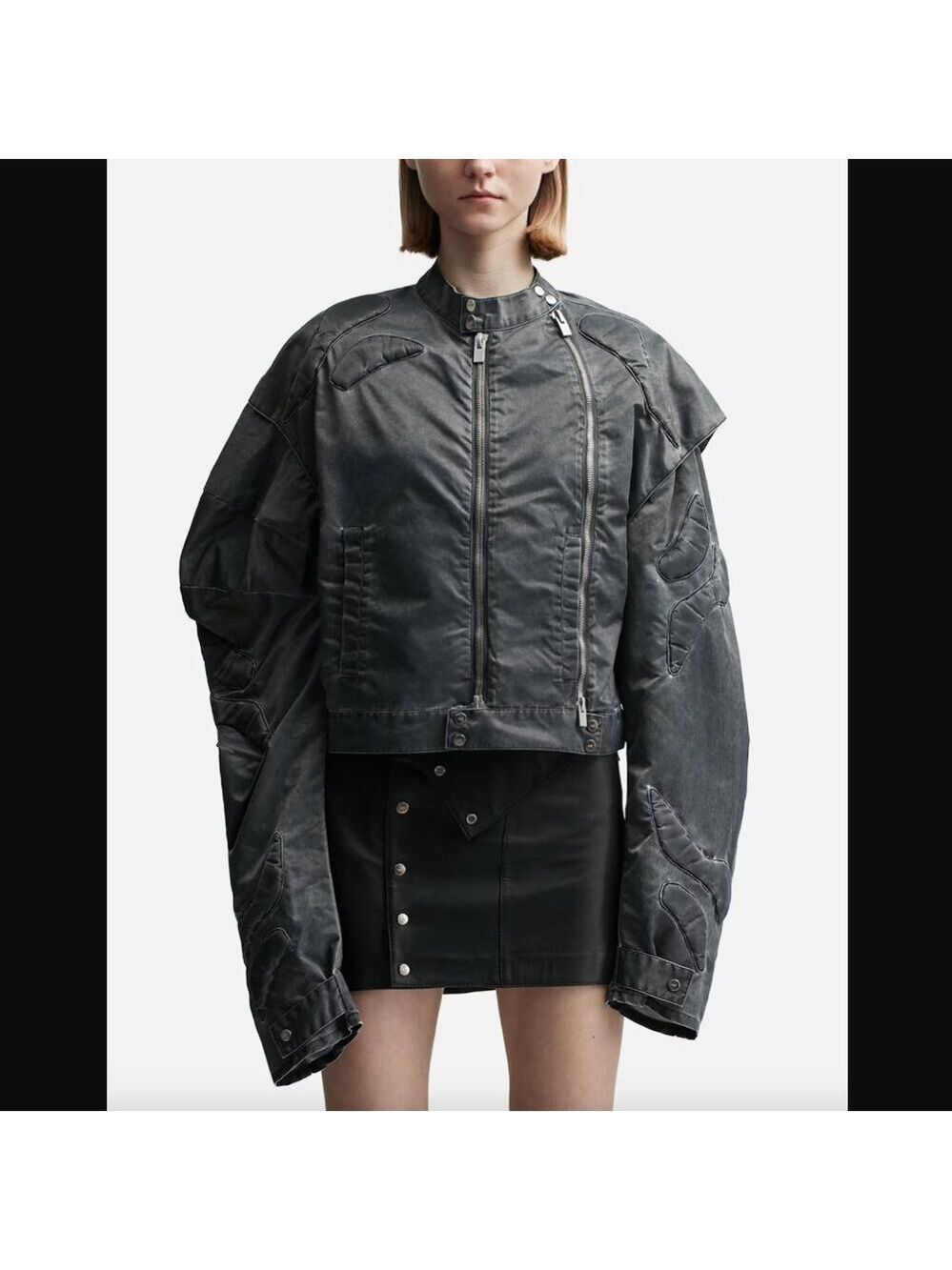 NWT HELIOT EMIL Molded Biker Jacket